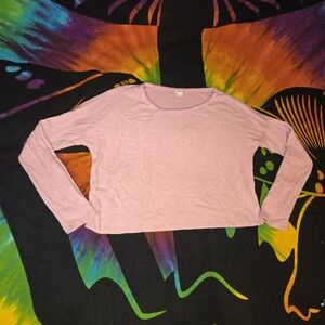 Garage Light Pink Long Sleeve Tee